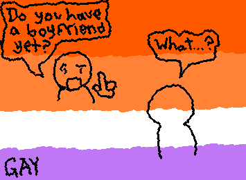 I was going to post this like 2 days ago but I forgot until I saw Sadgesiscool's post. Anyway, this might be a canon event for the lesbian's out there 😔💔