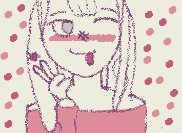 My first time drawing an anime girl! (I just used my profile for an inspiration and modified it)