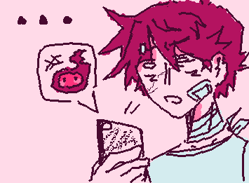 Harry waking up in the hospital only to see a CERTAIN crimson-colored fungi is competing for his missing girlfriend’s love😰
