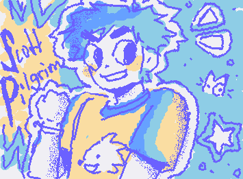 Scott Pilgrim :)
He’s not the best person but I love his design, my fav is Wallace though :D
I love this website ! It’s so fun and curing my artblock fr fr