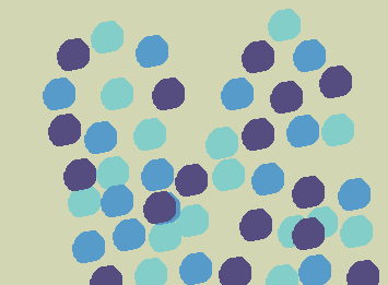 Try to find 3 different shapes, a circle, a triangle, and a rectangle.