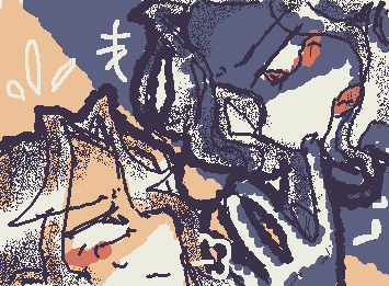 ocちゃんとoc2pちゃん　下手だなって思って出してなかった過去絵です::wp-bonk::