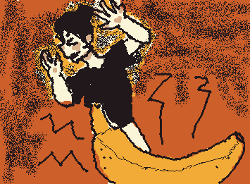 bananaphobia! very goofy looking but I hope you like it @Shujiz