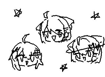 私の友の代理描いた！