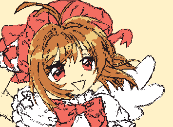 Cardcaptor Sakura! -I know her eyes are blue but I didn't have enough markers and it looks off without color (feel free to suggest more magical girls :3)