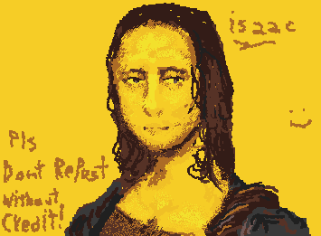redraw of the Mona Lisa because I officially have over 100 drawings on here!