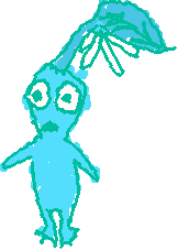 me as a pikmin(low-key looks like the blue one) gonna make the knuckles Pikmin soon to.😼