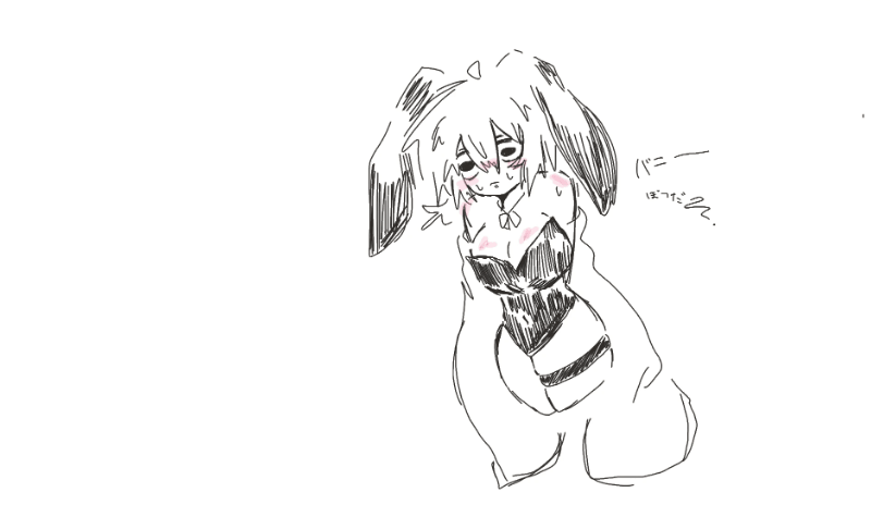 絵チャでバニー描いた