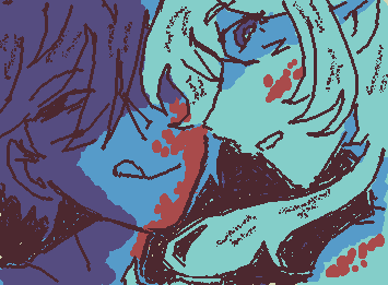 YAOIYAOIYAOI (Fanart of @Yama ‘s ocs Aki and Guy)