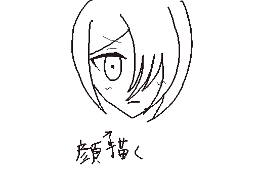 顔描きまぁす☆バランスむずいから注意