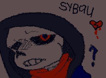 Dust (pan) sans [3/3 murderder time trio] (idk he gives me that sybau look when something talks)