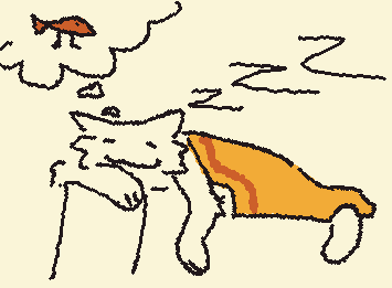 IM BACK WITH ANOTHER CAT >:3

i have been gone a bit an ill probrably disapear again cause of some important exames ill try and poats smal doodles tho :3