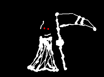 @ObjectShowFan1 The third of 4 has been found. Luckily, Death is choosing to be cooperative, and is heading back to the facility with me.