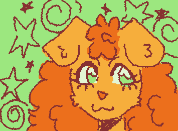 first time drawin on this app bus she's cuteee