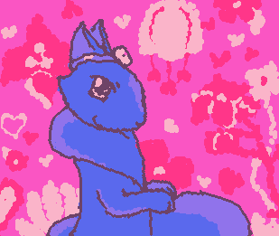 a really cute BLUE doctor cat that loves making poems and is loved by all!! anthro cat ver of a character from somewhere... really spacey and filled with aliens