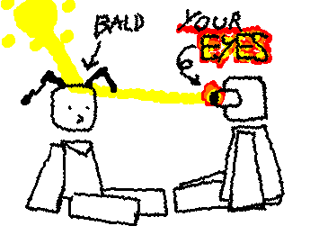 i think i saw something like this on tumblr...anywayy. uhm yea Twig (I?) am BALD because i refuse to draw hair..sooo sorry for burning ur retinas....😔😔😔