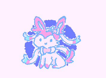 Quick drawing, in this case a sylveon