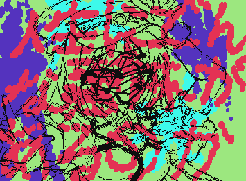 RIP Alina- she would've loved wiggly paint (I will finish her eventually but not now