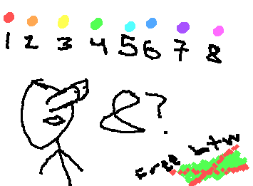 Found a way to use 8 colors
with out money
