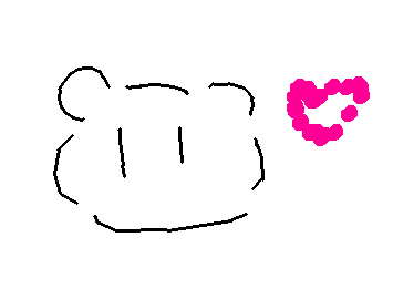 友達が描いたメンダコ♡
