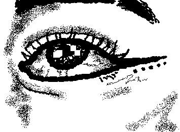 Oh, and the eyes are the road to your soul, so take the first turn on the next lane and look at me, to make me feel whole. (art + poetry)