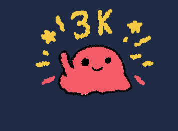 A drawing I made to celebrate reaching 3K followers on Instagram