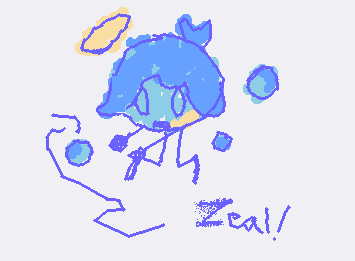 Zeal is teal with a pet seal that like to kneel with Neal... WHAT??