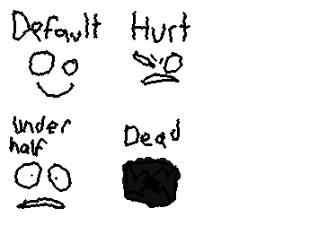 here are the faces for my p.AI.nter vee skin concept for my made-up collab