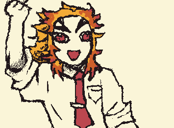 Rengoku from KNY High School!