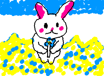 かわいいうさぎ