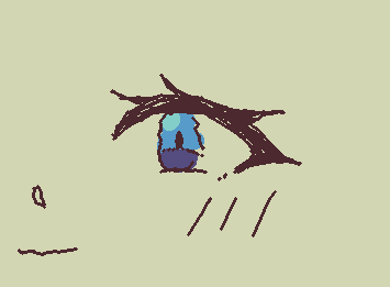 お目々たち書いたにょ❣