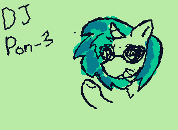DJ PON-3!!!!! MY LITTLE PONY