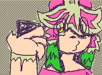 trying to do my artsyle from paper to here any ways hope yall like this ill draw more pics of my persona jinx i used a random pose from Pinterest ^_^ yippe