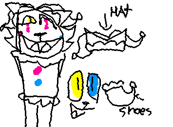 NF's reference sheet for Eli-draws AU!