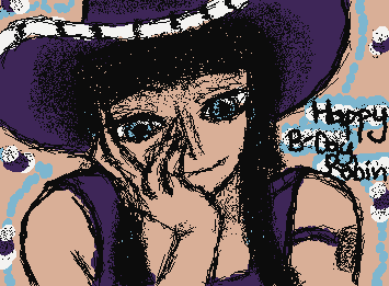 HAPPY BIRTHDAY TO NICO ROBIN!!! My favorite Nacama <3 (Sorry for not posting, I've been a bit lasy)