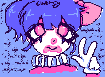 niche aesthetic: ur a clown so broke that u can't afford real clown nose and have to paint it on :o