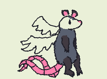 i didnt make anything over the weekend but heres a new opposum, i actually really like this fella