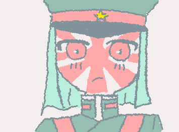 日帝描いてみたけ〜::wp-laughing:: 私は日帝の照れ顔風の顔が好き( ̄▽ ̄)