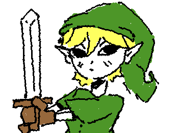 (he didn't get the master sword yet)