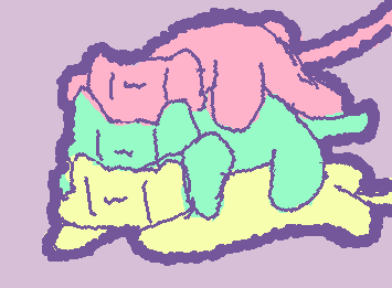 にゃんこ三兄弟