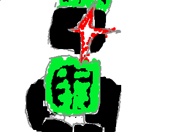 rare sighting of a drawinf and NOT a simple drawing. TRUST ME, THE BACKROUND WOULD BE BLACK WITHOUT THE WHITE MARKER TRUSTTT