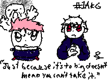 Evil gojo and fat babah yuji