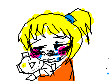 My crying daughter 
AISHA