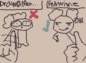 DOES ANY ONE HAVE THIS PROBLEM TOO? Bc I drew woman half of my life so...yikes but im getting better!!! :3 (Reminder requests are still open until June!!) hehe.