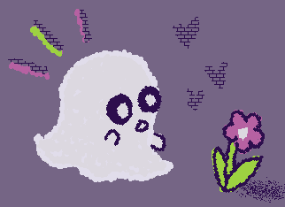 request for @Jay Jay :D a sweet little ghost! looks like it's discovered something new!!