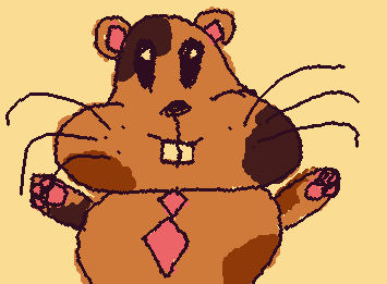 Hamster with a tie 🐹🐹👔