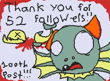 TY GUYS SO MUCH!! it took me a little to realize i had this much followers heh im so glad you guys like my art so much ill try to start posting a lil more too!!