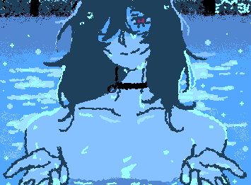 In the pool (some oc chainsaw man au with toshiro and anton)