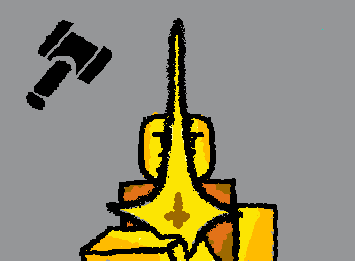 I put a light blue pixel in the upper right corner, you may wonder... why? I don't know
