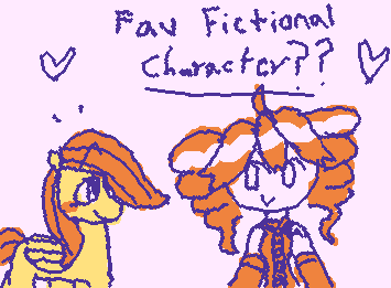 there r my fav characters, fluttershy and tetoo!! thx for asking, any other Q&A questions??